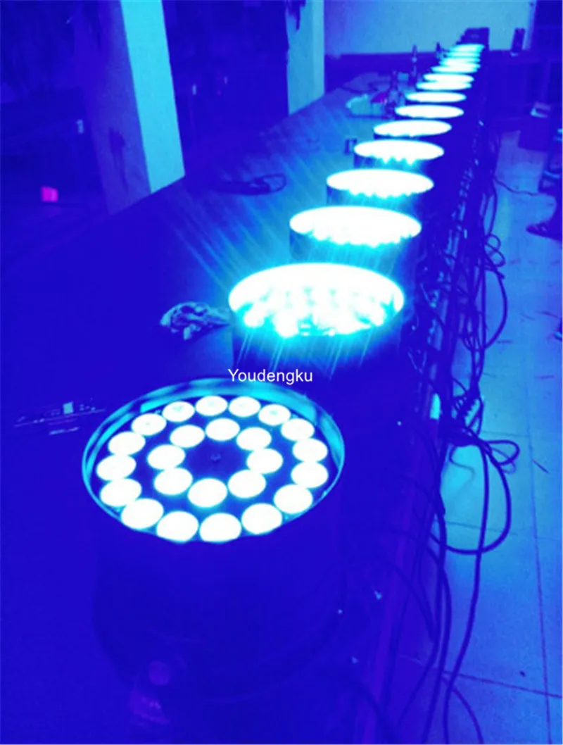 Kit de lumières dj bon marché, 4 pièceslampe d'éclairage led rgbw 24 pièces 10w rgbw par par64