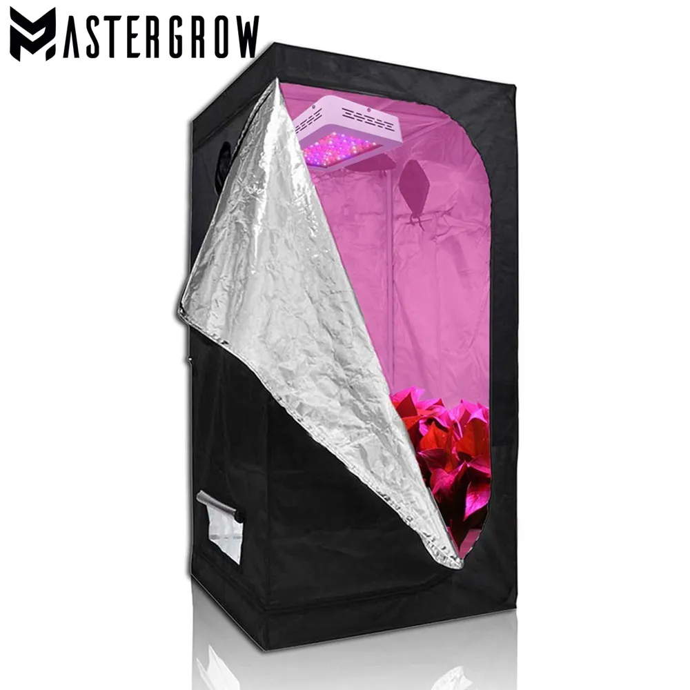 MasterGrow 50x50x100cm Indoor Hydroponics Grow Tent, LED Grow Light, Grow Room Plant Groeiende, Reflecterende Mylar Niet-giftige Garden Greenhouses