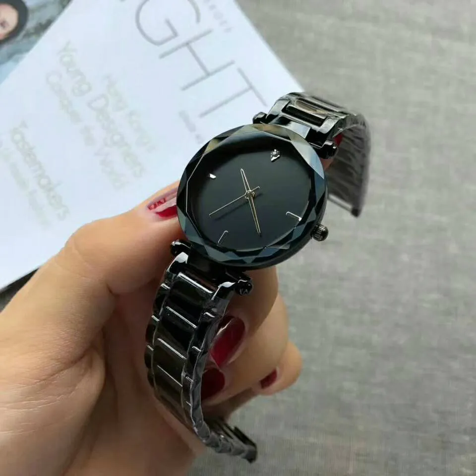 Nuevo 2019 moda Casual Simple negocio señoras reloj correa de acero inoxidable superior mujeres reloj de cuarzo reloj de mujer Montres Femme3326