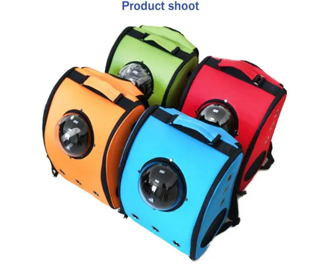 Transportín de mascotas con cabina espacial, mochila transpirable para perros y gatos, bolsa portátil para exteriores para cachorros y perros, bolsas para gatos, transportador de perros de viaje para mascotas