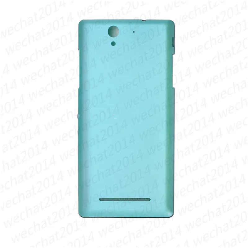 100% New Back Battery Drzwi Back Cover Housing Cover dla Sony C3 S55T S55U Free DHL
