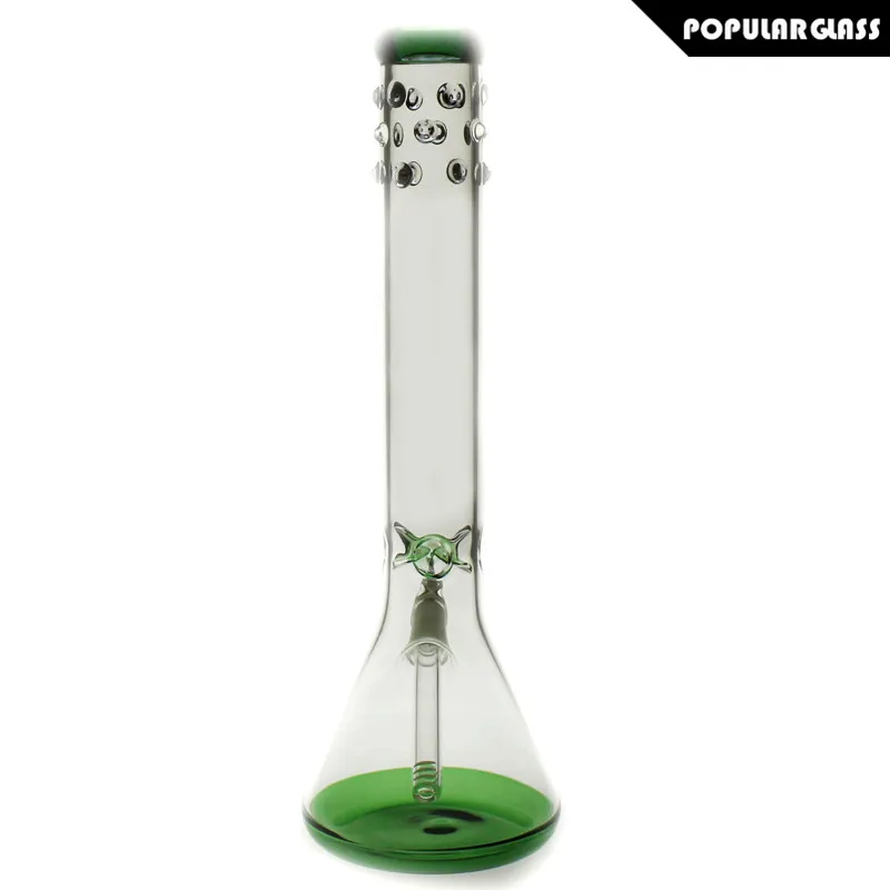 Saml Taça de 44 cm de altura Bong Hookahs Bongs de vidro tubo de água tamanho da junta 14-18 mm haste inferior PG5046