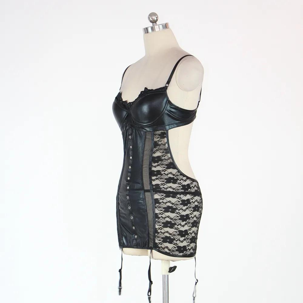 Robe sexy en vinyle PVC - Vêtements fétichistes pour femmes et hommes