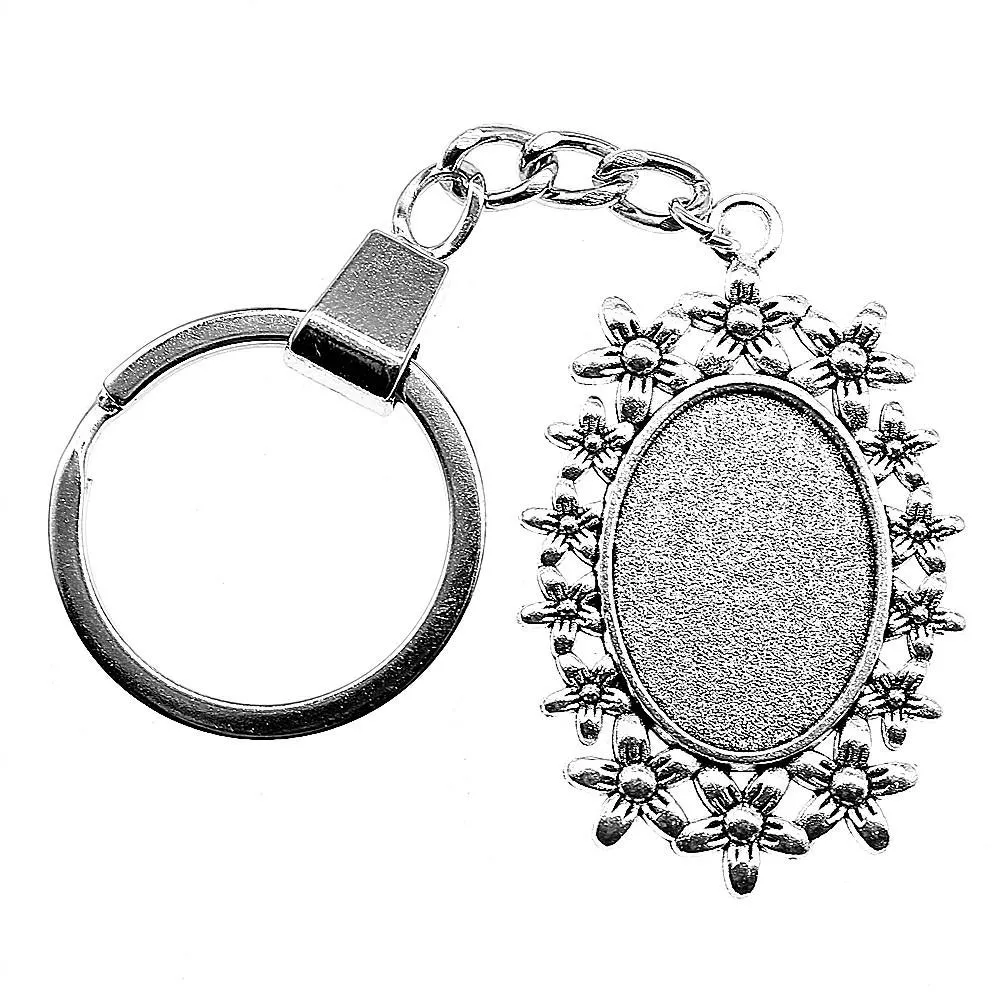Key Chain Women Key Rings For Car Keychains With Charms Flower Inner