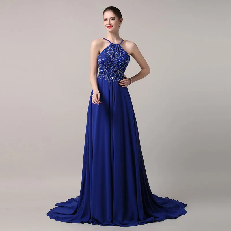 hot blue dress for women Marianne High Slit Satin Maxi Dress • Shop American Threads Women's Trendy Online Boutique Cobalt Blue / L / No returns/exchanges main image 1