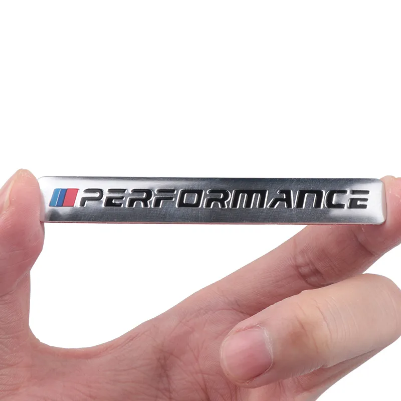 New Performance Motorsport Metal Logo Car Sticker Aluminium Emblem Badge لـ BMW E34 E36 E53 E60 E90 F10 F30 M3 M5 M6