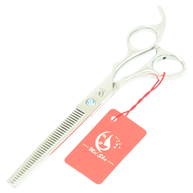 6.5Inch Meisha Professional Animals Hair Grooming Cutting Tool Japan 440c Thinning Shears with Sharp Edge for Dog/Cat Pet Clippers HB0086