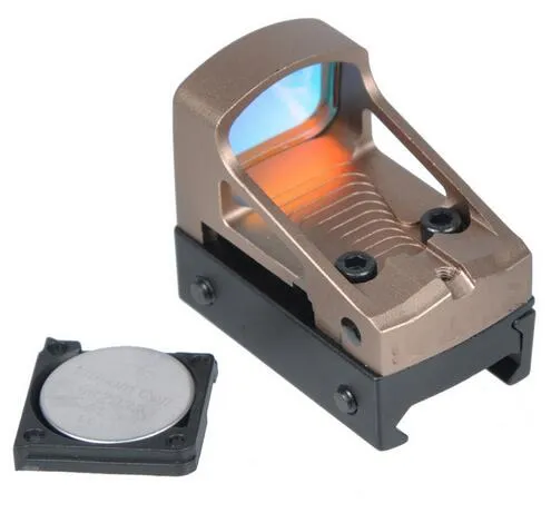 Tactical RMS Reflex Mini Red Dot Sight With Vented Mount and Spacers For Pistol Aluminium Hunting scopes