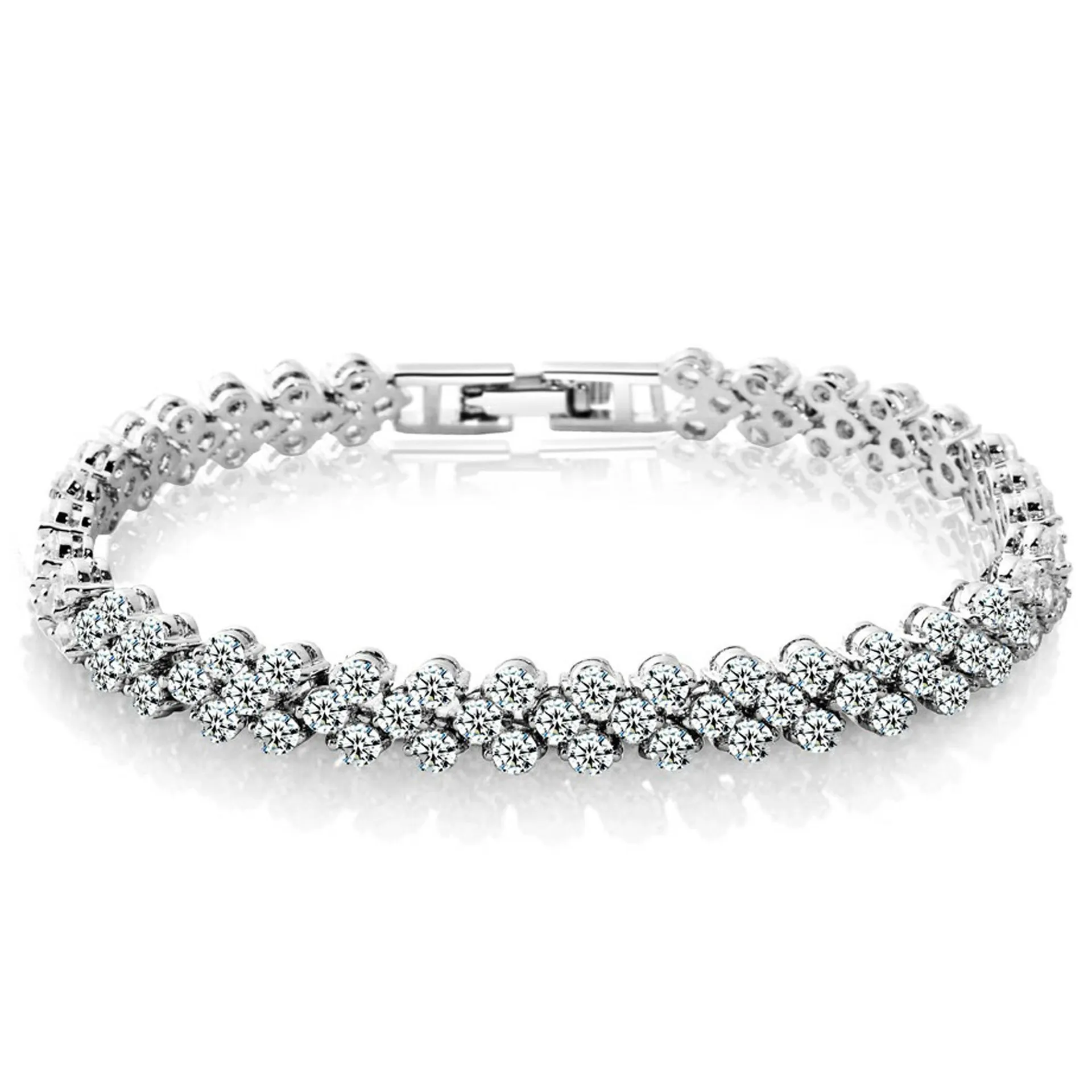 Cristal Diamante Pulseira Romano Pulseira Pulseira Pulseira Bangle Jóias Mulheres Braceletes Pulseiras Jóias Presente 320062