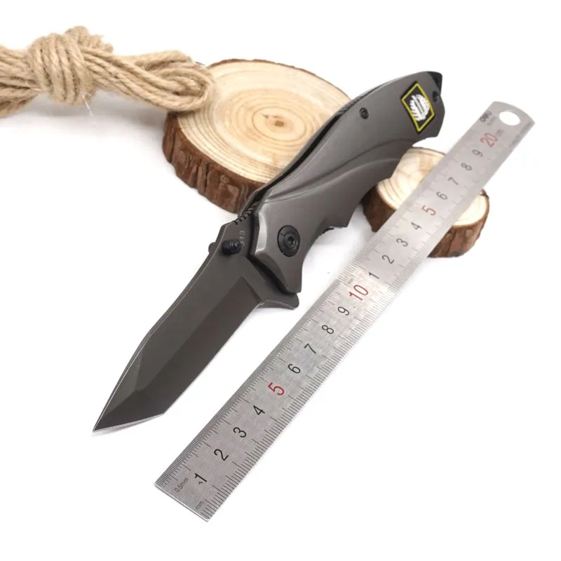 Strider 313 Outdoor Multi-Funkcja Składana Kneść Kieszonkowy Stal Uchwyt Ostrze Nóż Armia Survival Camping Turystyka Noże Taktyczne EDC Tool