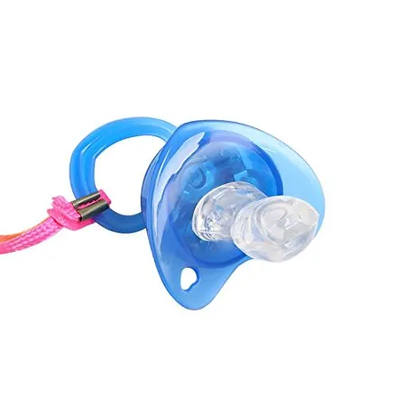 2020 new LED Pacifier Whistle LED Flashing Pacifier Pendant Necklace Soft Light Up Toy Glowing RGB Style Blister Packaging