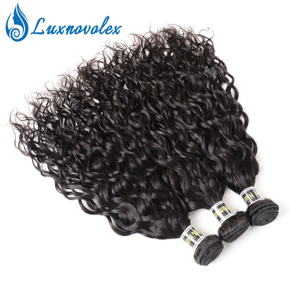 Brazilian Water Wave 3 Bundles Unprocessed Human Hair Lot Natural Color Dyeable Hair Extensions5157740