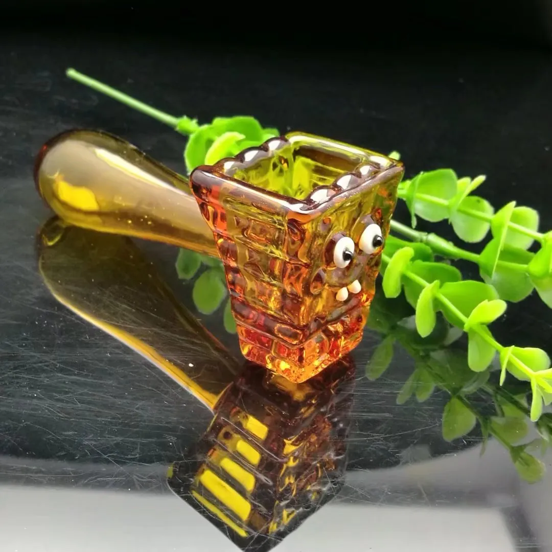 Amber glazen buis vat groothandel glazen bongs olie brander glazen pijpen waterpijp olieverhogen, olie.