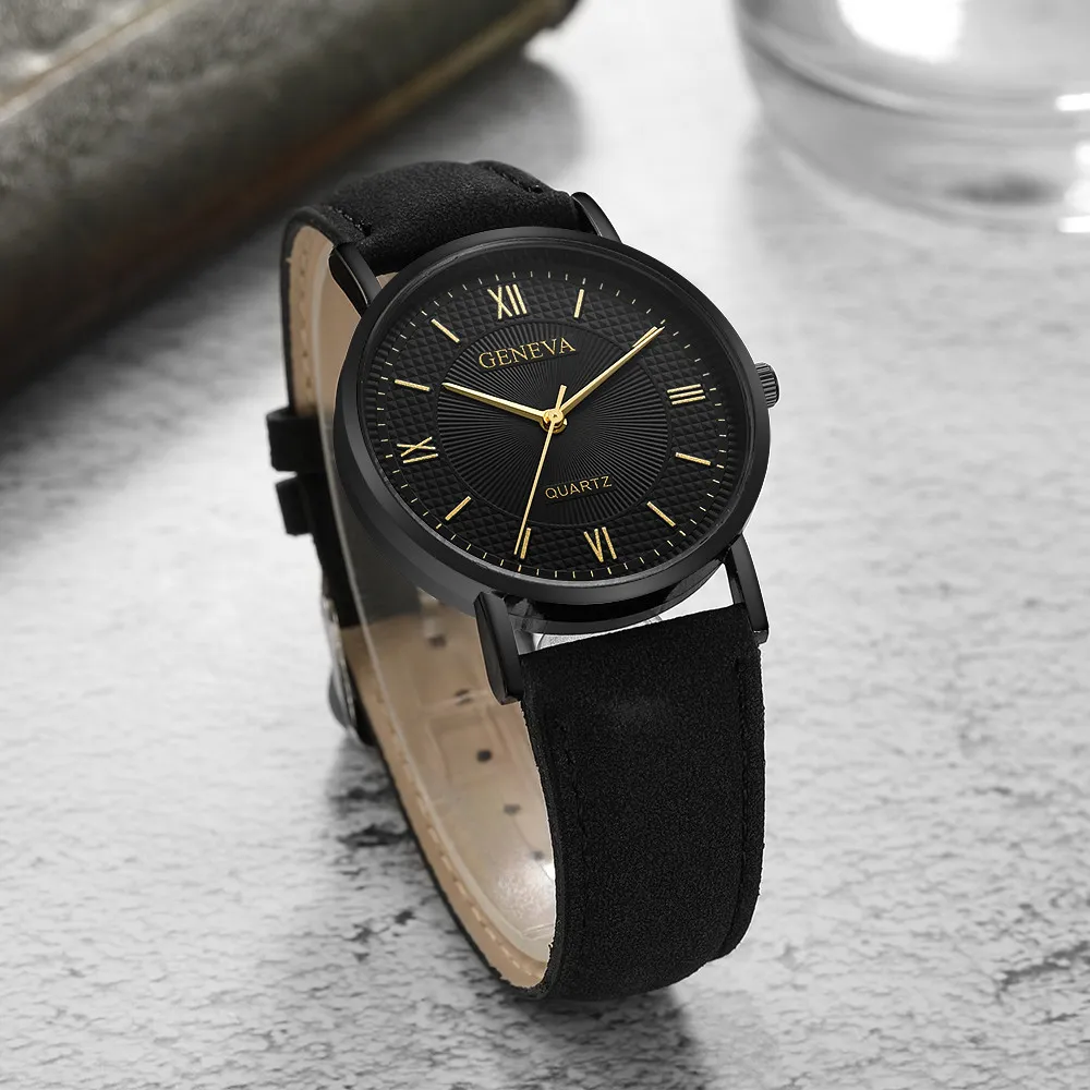 Moment N03 DROPSHIP Relogio 2018 Mens Watches Geneva Fashion Sport Watch Stainless Steel Leather Womens Dress Wrist Watch 2 478 DHgate
