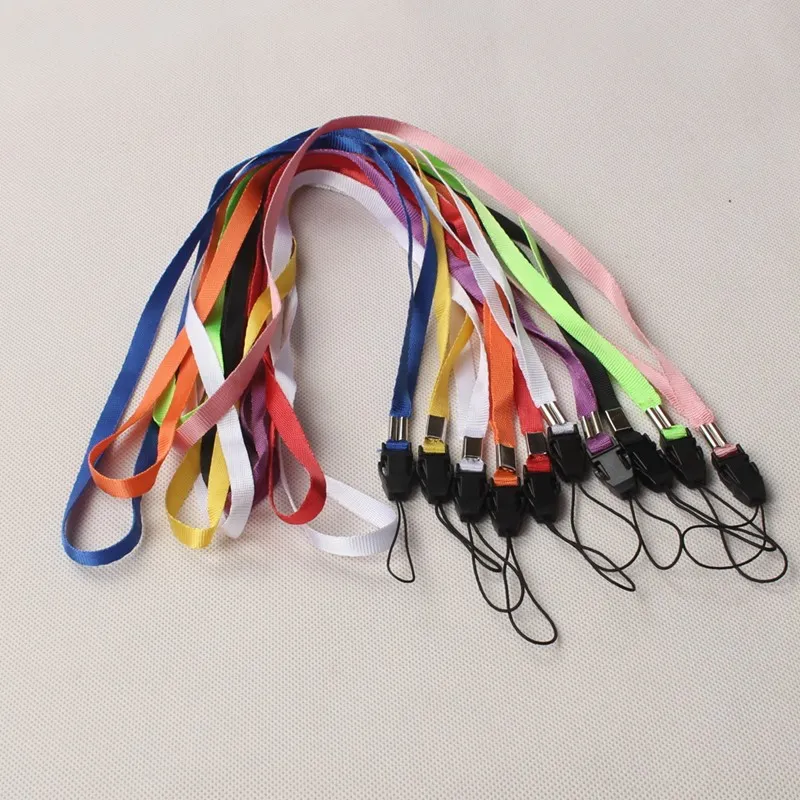 Pasek do szyi lanyards do identyfikatora karty odznaki Gym Klucz telefonu komórkowego Uchwyt USB DIY Hang Lariat Lanyard2261677