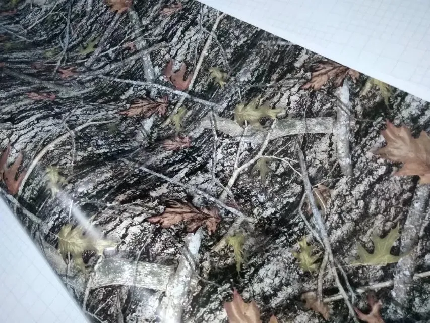 Höst Realtree Camo Vinyl Wrap Sticker Mossy Oak Tree Leaf Camouflage Car Wrap Truck Camo Tree Print Duck Woodland 1,52 x10m / 20m / 30m / Roll