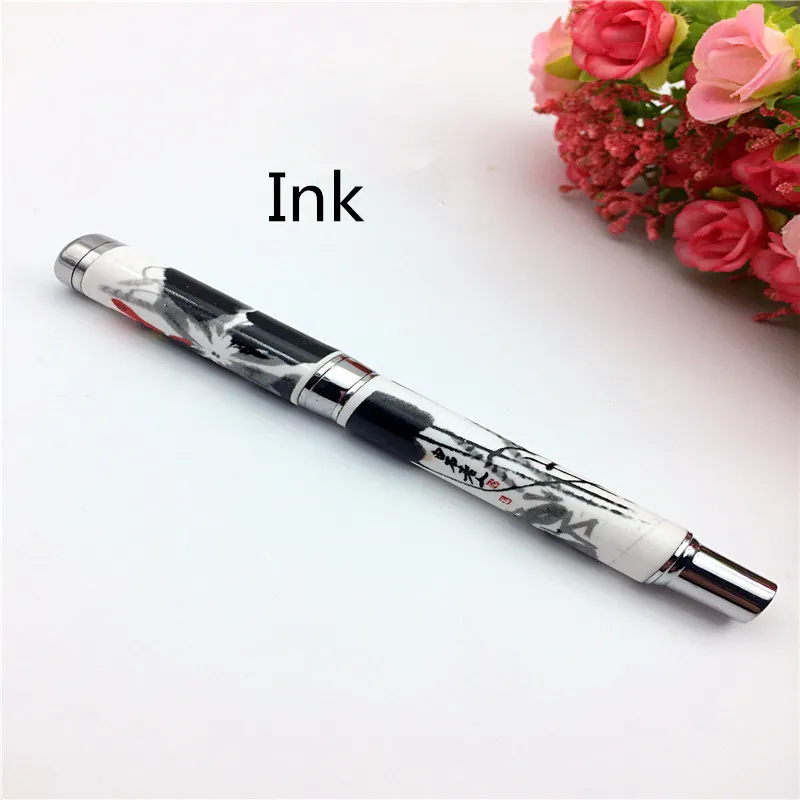 Vintage Dragon Natural Ceramic Fountain Pen Luxury calligraphy High End Chinese Blue and White Porcelain Business Gift Ink Pen Hardcover Box