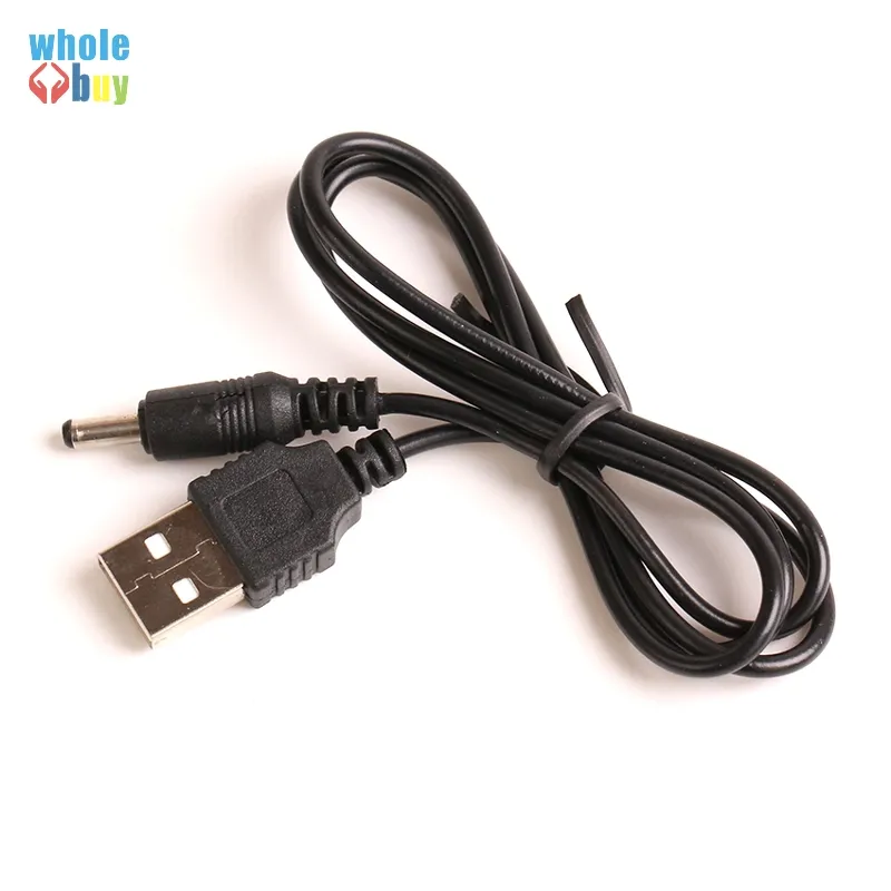 USB do DC 3.5mm Kabel zasilający USB A Męski do 3.5 Jack Złącze 5V Ładowarka zasilania Adapter do HUB USB Wentylator Kabel zasilający 60 cm 600 sztuk / partia