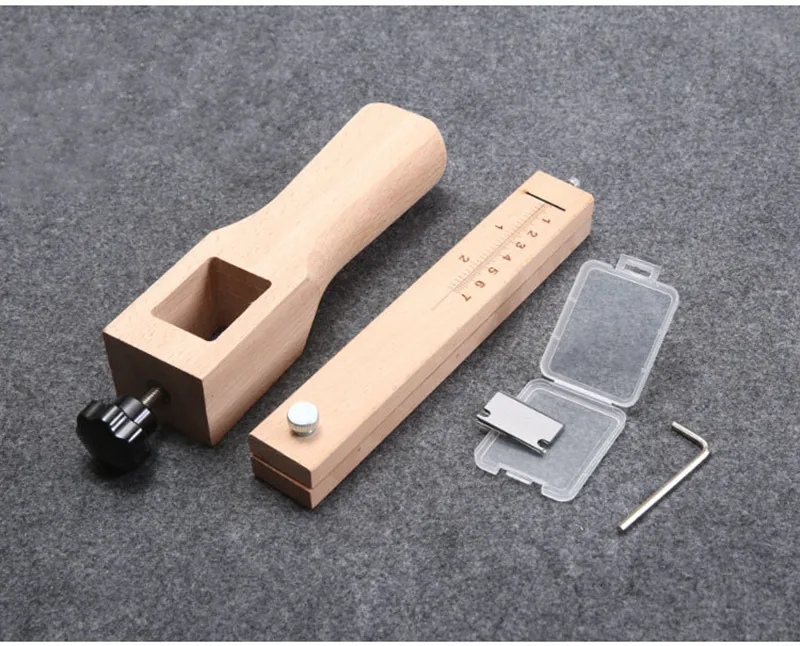 Leathercutz Adjustable Leather Strip Cutter DIY Wood Tool For Professional Hand Cutting Precise