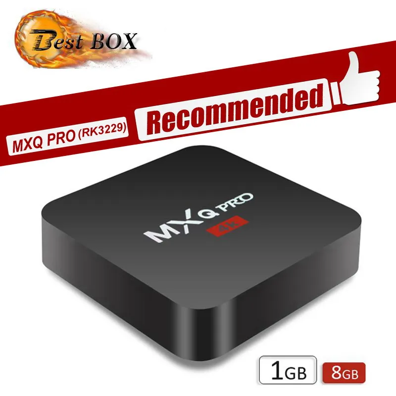 MXQ PRO MXQ 4K M9S V3 V5 X9 K3 RK3229 Android Tv Box Quad Core 1G 8G