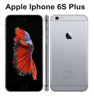 Apple iPhone 6s Plus ohne Touch ID 5,5" IOS 10 Dual Core 2GB RAM 16GB/64GB/128GB Kamera 12MP 2750mAh LTE GPS generalüberholtes Telefon