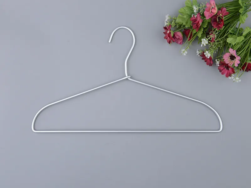 100pcs new aluminum alloy clothes rack for shirts, clothes drying hanger, clothes finishing, space saving