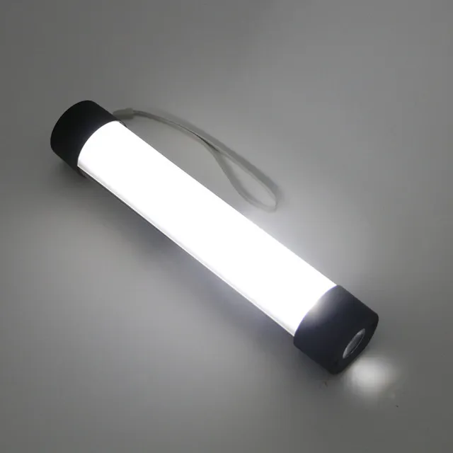 Lampe Rechargeable USB 33 lampe de poche LED lampes de travail en plein air crochet magnétique avec chargeur d'alimentation Mobile noir/or
