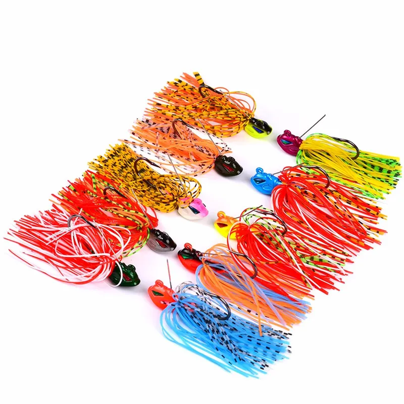 Whiskers Squid Bass Jigs Spinner Fishing Aas 8cm 13g Baardstaart 3D Realistische Visogen Lokken met grote Single Hook