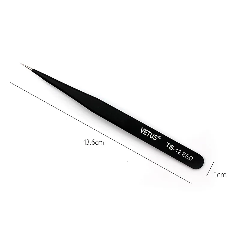 Seashine Straight & Curve Stainless Steel Tweezers Eyelash Extension Tool Eyelash Eyebrow Tweezer Makeup Set Tools Kit 