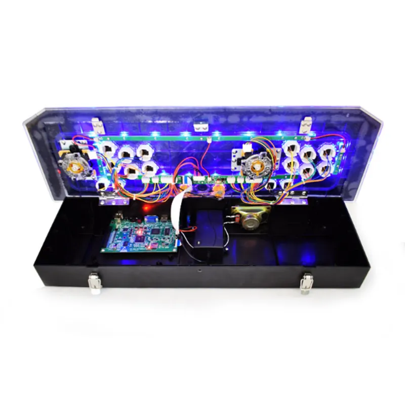 Pandora 5s Kan 1299 in 1 home jamma 2 spelers Arcade plastic console met spelbord HD VGA USB-uitgang naar tv opslaan