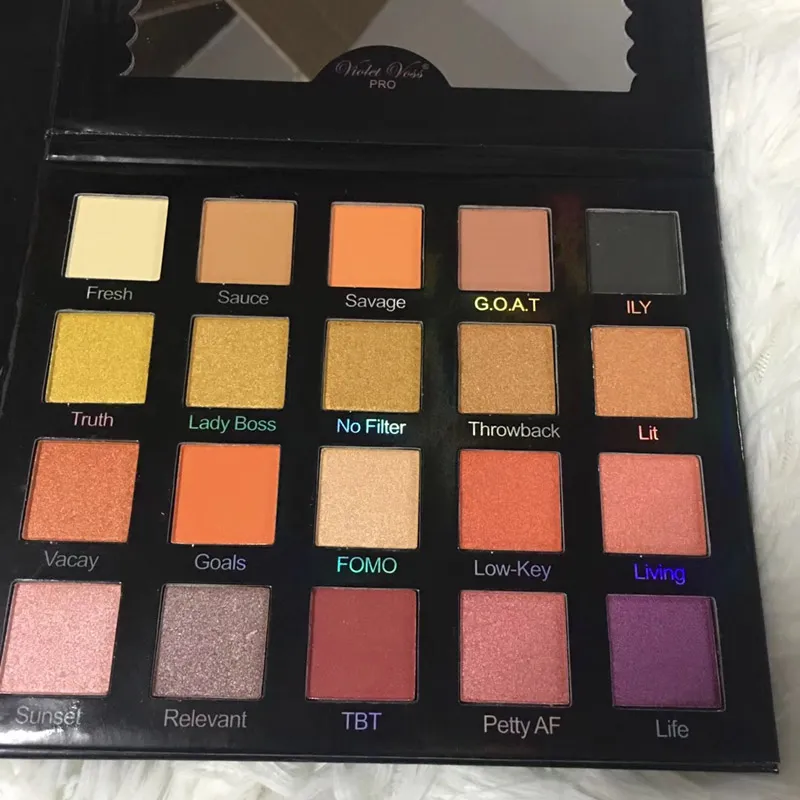 Violet Voss Pro Eye Shadow Holy Grail Limited Edition Palette Cosmetica 20 Kleuren Langdurige Oogschaduw Palet Make DHL Shipping