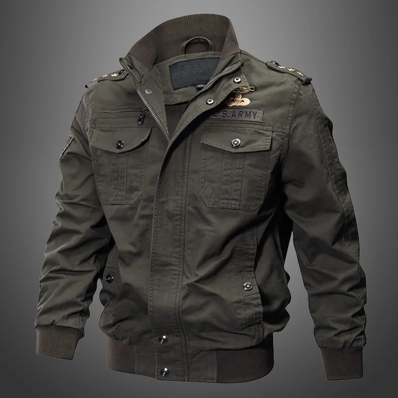 men 2018 more pocket spring and winter jacket made of pure cotton leisure tooling code easy wear jacket water to wash