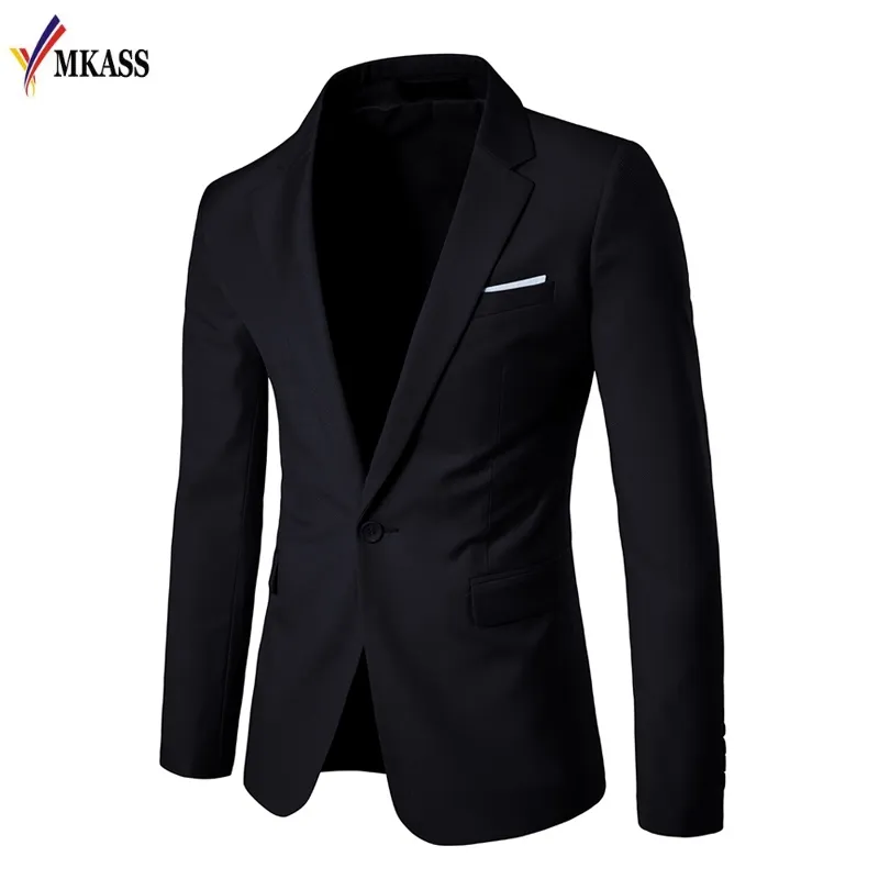 New Mens Mode Märke Blazer British's Style Casual Slim Fit Suit Jacket Male Blazers Men Coat Terno Masculino Plus Storlek 6XL
