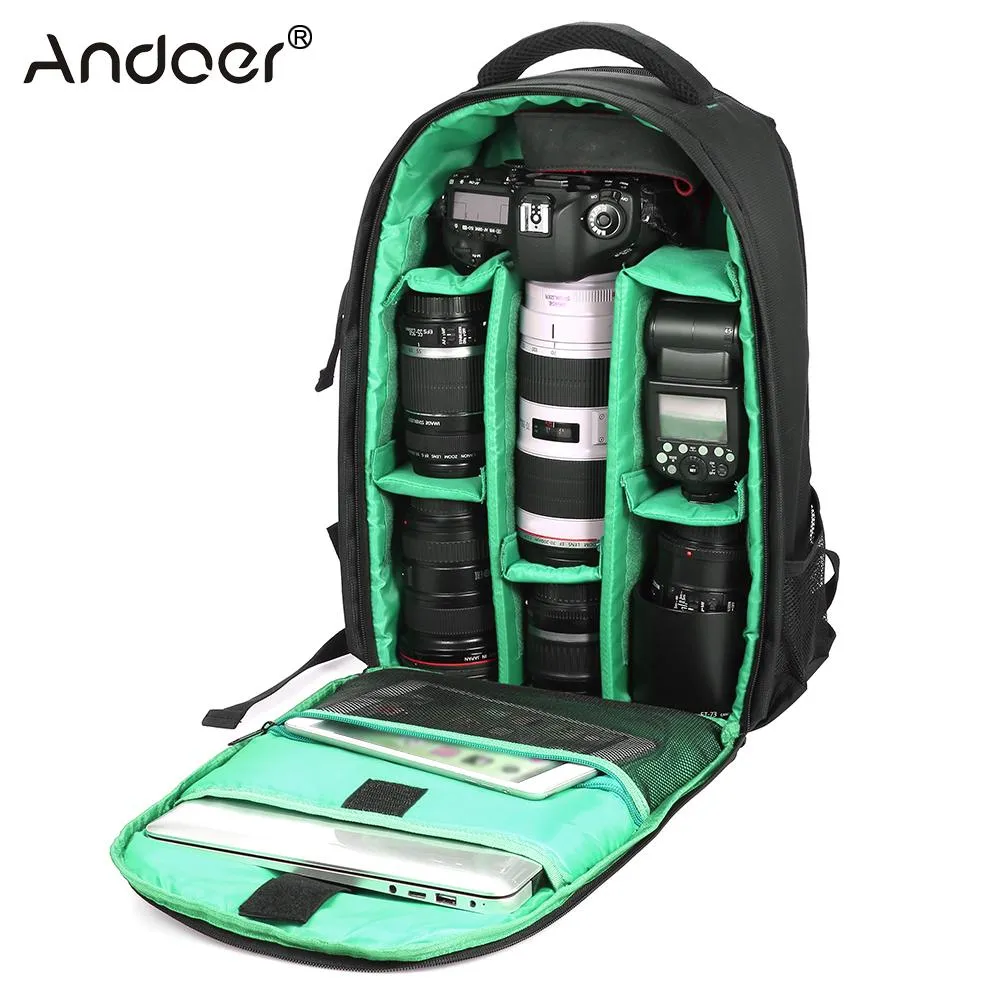 Ao ar livre resistente ao desgaste-resistente à água DSLR Digital Câmera Saco Mochila Multi-Funcional Respirável Fotografia Sacos de Câmera