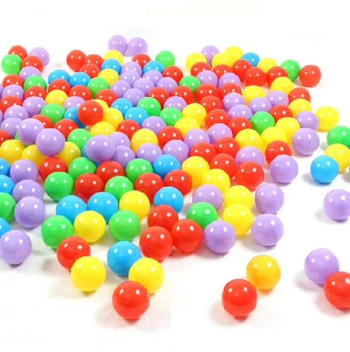 Hot Stress Ball Eco-friendly Colorful Soft Plastic Water Pool Ocean Wave Ball Baby Funny Toys Outdoor