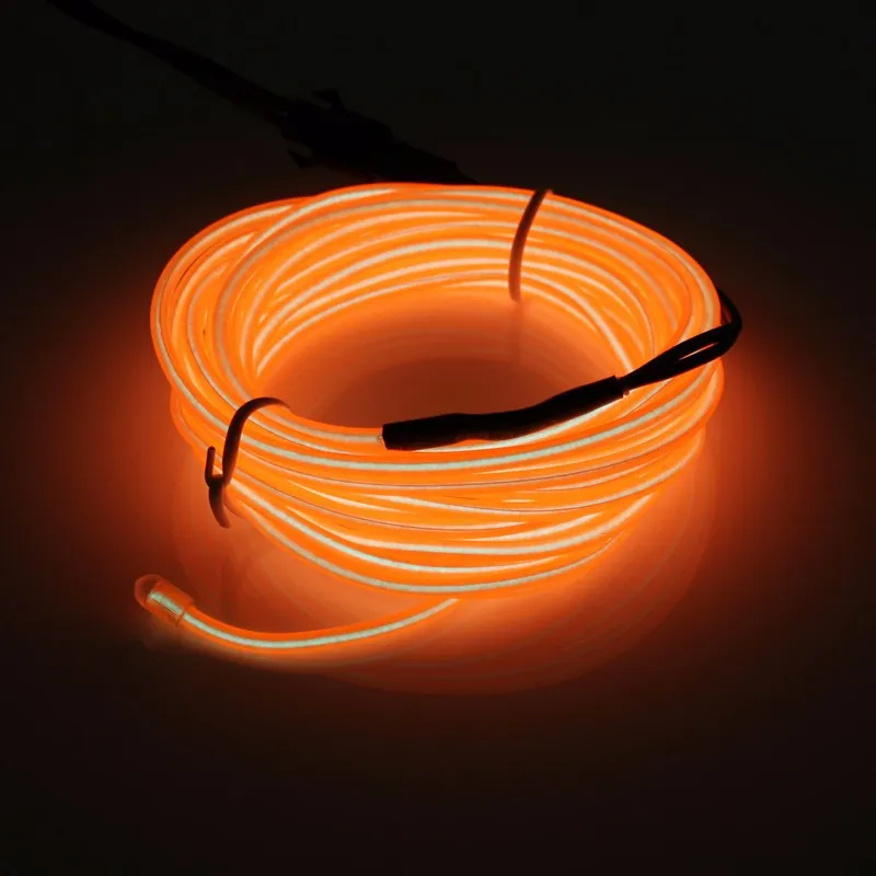 Flexible Flexible Neon Light For 300CM EL Wire Rope Tube Perfect For