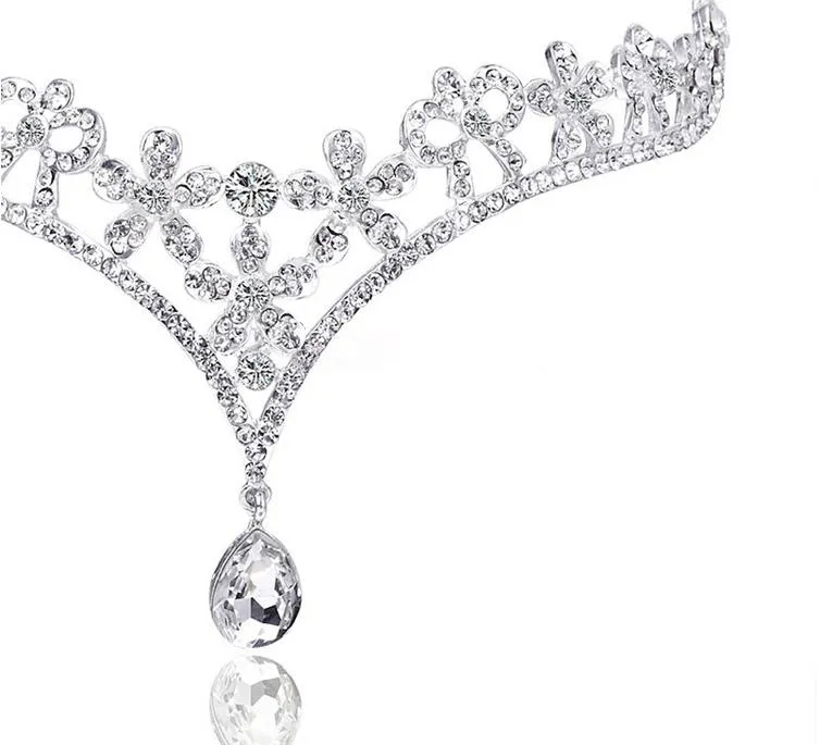 Le sopracciglia del pendente dei gioielli del copricapo della sposa di nozze del diamante del frontlet della sposa