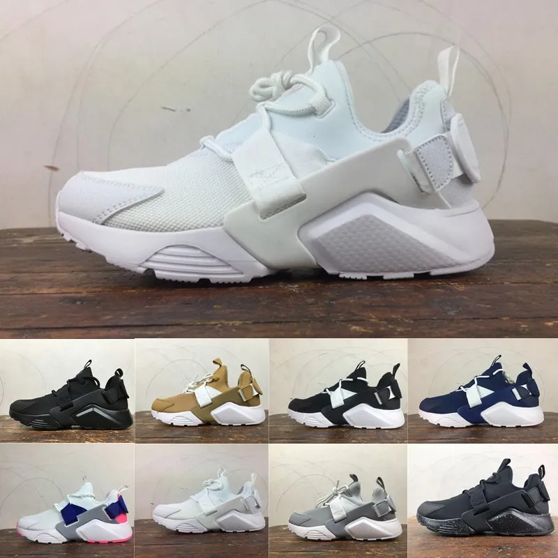 New Huarache 6.0 Acronym City MID Leather Running Shoes Mens High