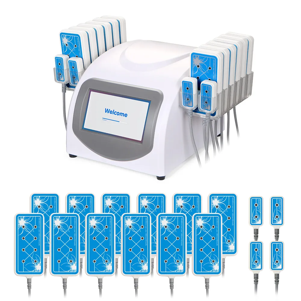 Promoção de vendas Diode Laser Lipo LBI lipólise 16 Pads corpo emagrecimento Peso Fat Dissolver com 160MW