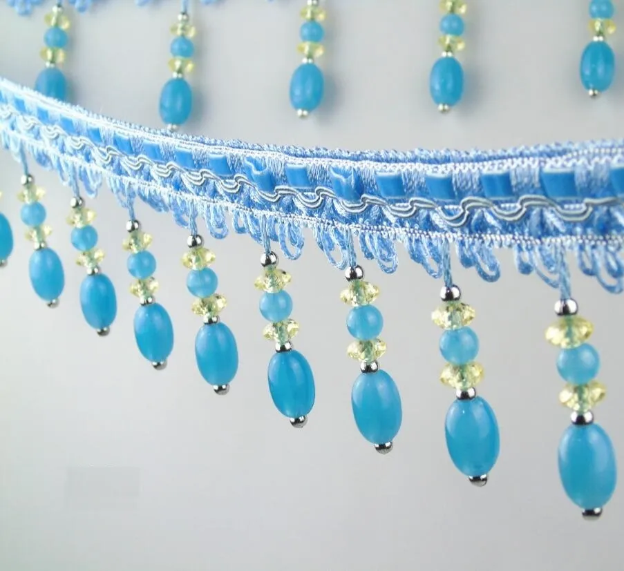 Colgante de cuentas de diamantes de imitación tipo 8, 12 metros, cinta para ajuste, cordón para cortinas de ventana, decoración para fiesta de boda, ropa, costura DIY