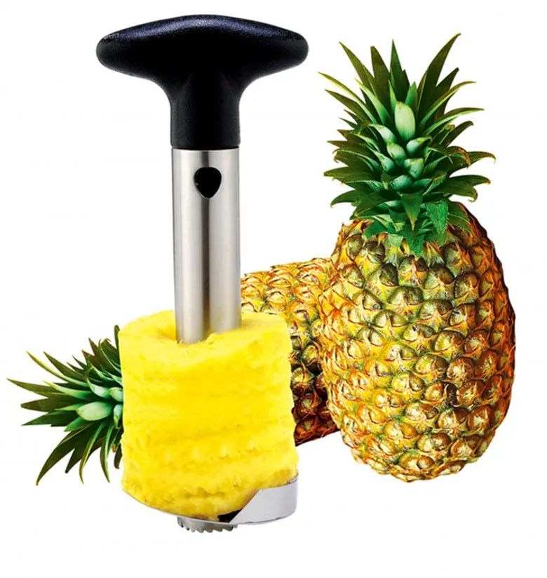 Creativo acciaio inossidabile frutta ananas corer ananas affettatrici utensili da cucina ananas pelapatate coltello parer