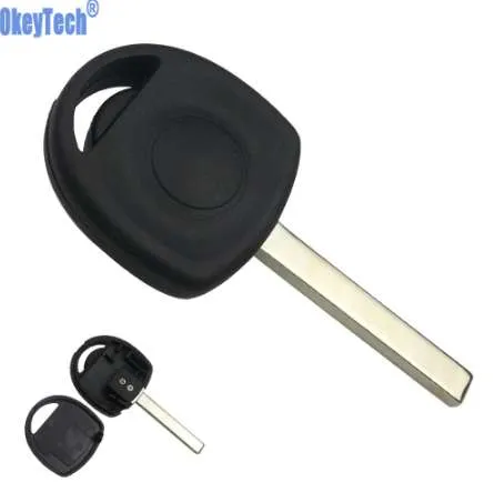 OkeyTech Car Transponder Key Case Shell Fob for Vauxhall Opel Key Uncut HU100 Blade Blank Replacement Auto Transponder Key Cover