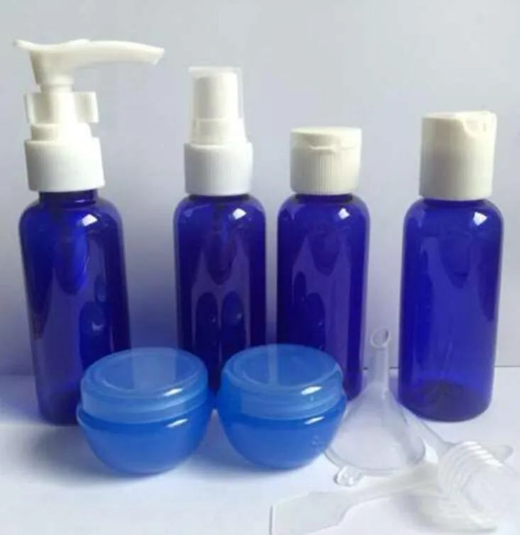 New Arrival Refillable Bottles Set Travel Package Cosmetics Bottles Plastic Pressing Spray Bottle Makeup Tools Kit