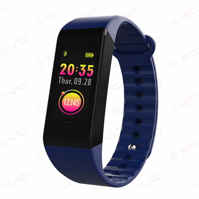 Sovo SE14 Färgskärm Smartband Sport Fitness W6S Smart Armband Dynamisk Hjärtfrekvens Monitor Blodtryck Övervakning Smart Band Pedometer