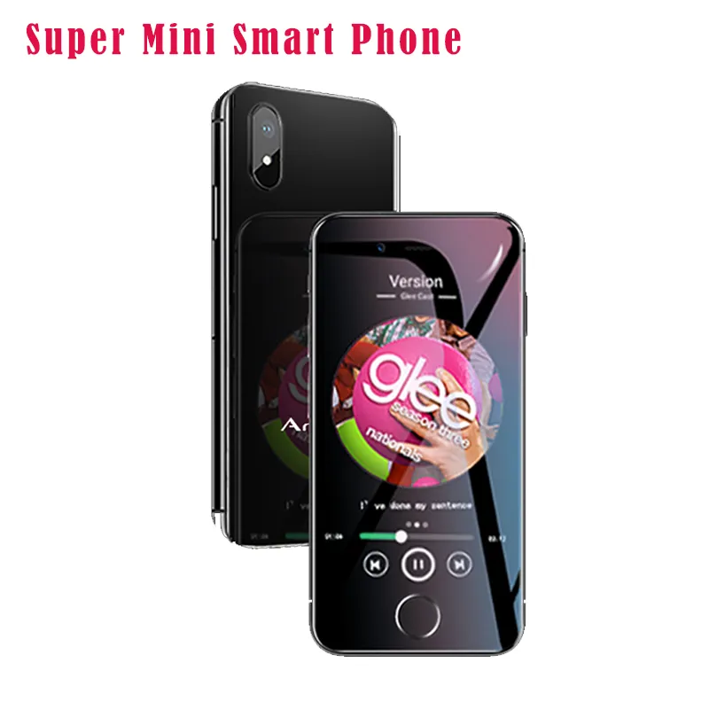 Originele Anica I8 Mini GSM WCDMA Android Smart Mobile Phones 2.4 "HD-scherm Quad Core 5.0mp Dual SIM-kaart 7S 8S mobiele telefoon