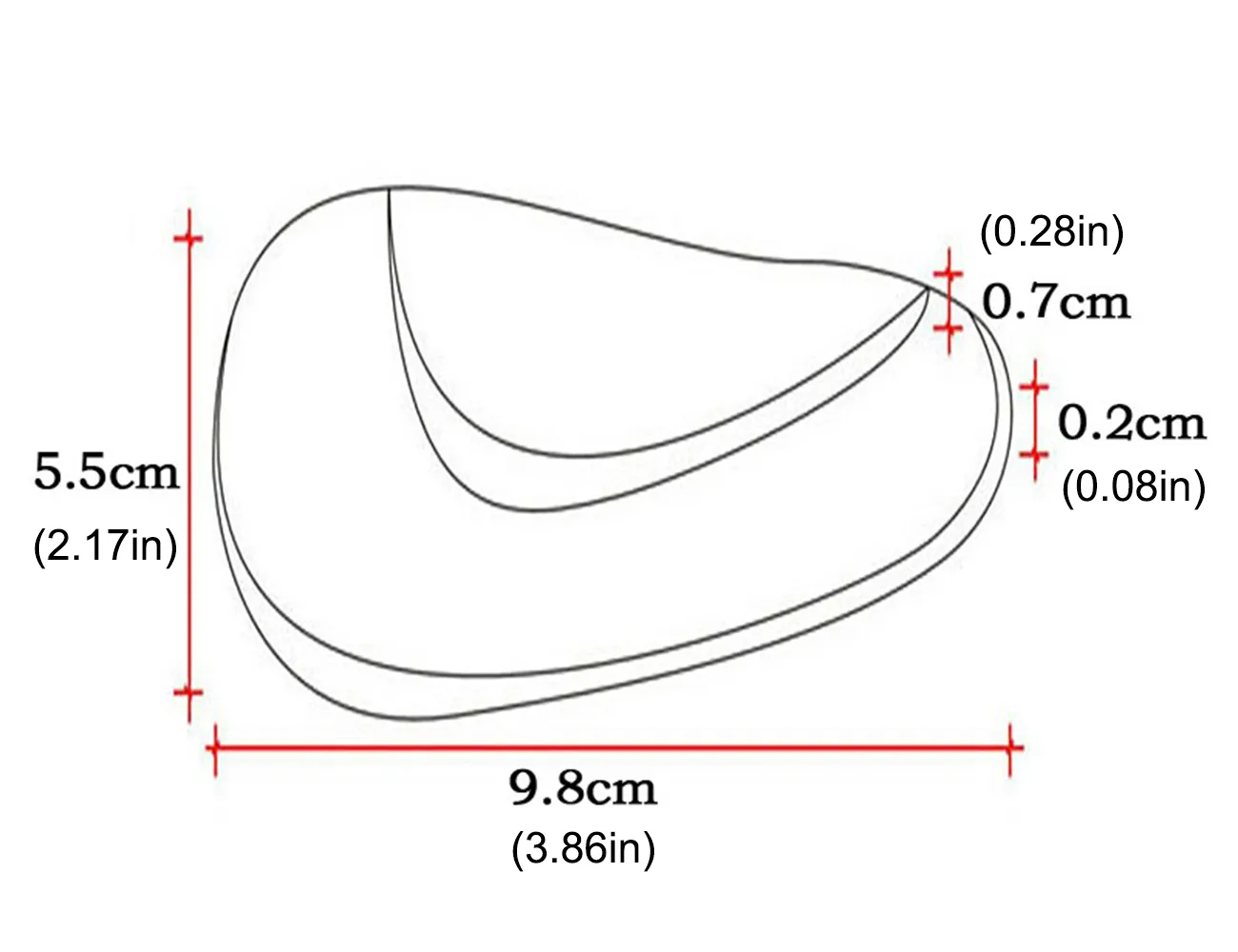 Elitzia ETFT020 Cura dei piedi Soletta la correzione dell'arco plantare in silicone alluce valgo Uso quotidiano