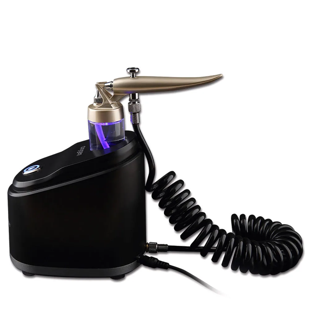 Portable Pur Oxygène Jet D'eau Jet Massage Du Visage Rajeunissement De La Peau Soins Peel Machine Blanchiment Éclaircir L'élimination Des Rides DHL