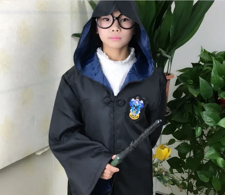 Harry Potter Robe Mantello Mantello Costume Cosplay Bambini Adulto Harry  Potter Robe Mantello Grifondoro Serpeverde Corvonero Mantello Con Mantello  Da 6,02 €