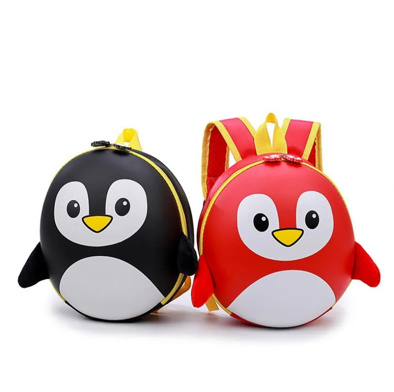 3D Cartoon Bags Toddler Kids Waterproof Penguin Children Backpack For Boys School Bags mochila escolar