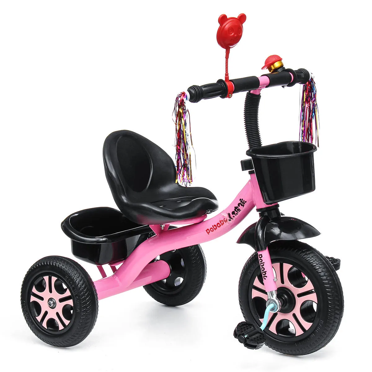 Bikight 3 Wheels Barn Ride på Trehjulingcykel Bike Barn Rida Toddler Balance Baby Mini Bike Safety